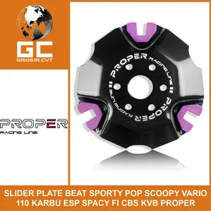 Tutup Rumah Roller Slider Plate Beat Vario Scoopy Spacy 110 Karbu Fi eSP POP Street KZL K44 Proper Racing Line