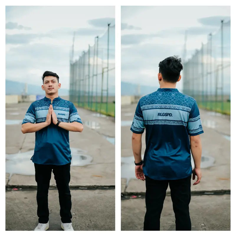 Rollingspeed - Koko Jersey Black - Jersey Lengan Pendek Baju Motif 2