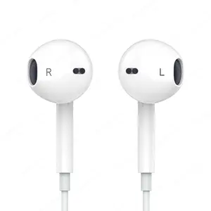 Original Wired Earphones For Apple iPhone 17 16 15 Pro Max 14 13 12 11 X 7 8 USB C Lightning 3.5mm Headphones For Sumsung Xiaomi