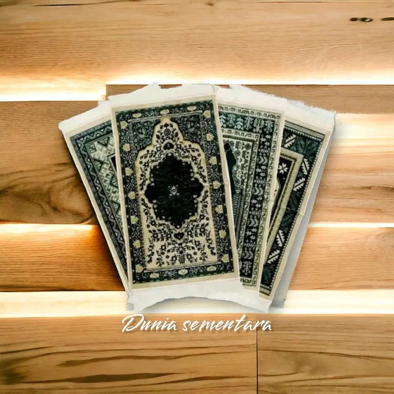 SAJADAH YAKAR KARPET MIDI TURKIYE/ BAHAN BLUDRU HALUS/ UKURAN 105x55cm Nyaman Muslim Motif Bulu Rumbai Tebal Lembut Umroh Haji 4