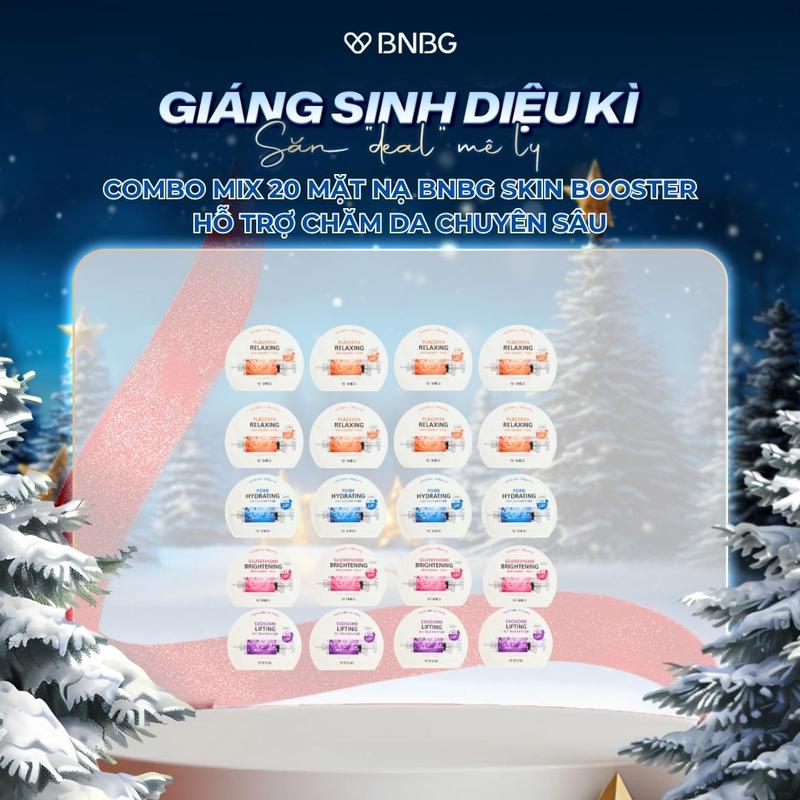 Live Combo 20 Mặt Nạ BNBG MIX Tinh Chất Hỗ Trợ Tăng Cường Dưỡng Da Chuyên Sâu BNBG Skinbooster Mask 30ml x20