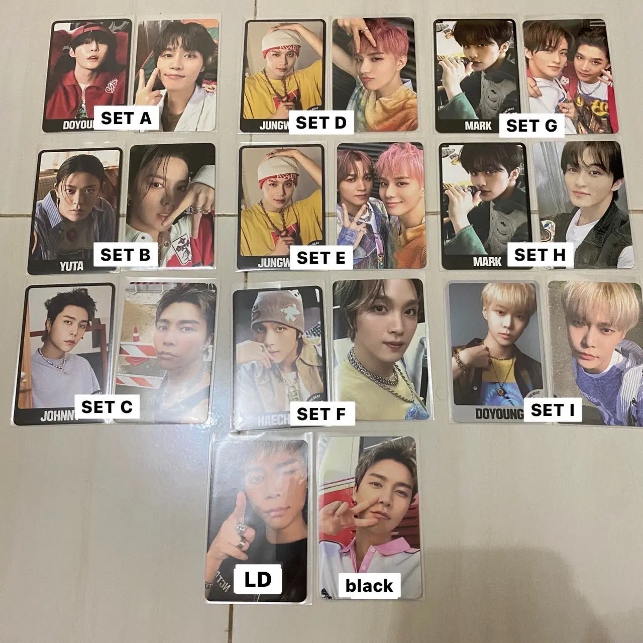 TRADING CARD NCT 127 WALK UNSEALED STC JAEHYUN WHITE