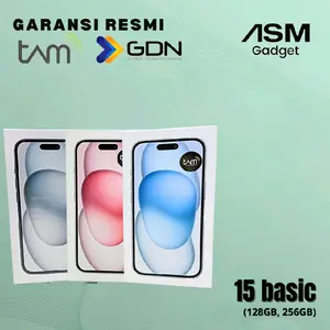 (ASM X WENNY) iPhone 15 128 & 256gb Garansi Resmi TAM/GDN 1Th