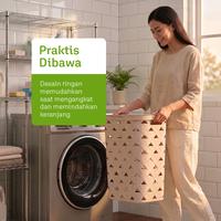 Gambar AZKO Stora Keranjang Laundry Triangle 55 Liter - Krem Keranjang Pakaian Tempat Baju Kotor Laundry Basket Keranjang Cucian Tempat Pakaian Kotor dari AZKO ID Kota Administrasi Jakarta Pusat 4 Tokopedia