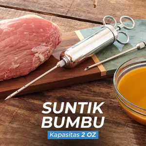 IYouNice Suntik Bumbu Daging Ayam Seasoning Injector 3 Needles 2OZ - IY1819