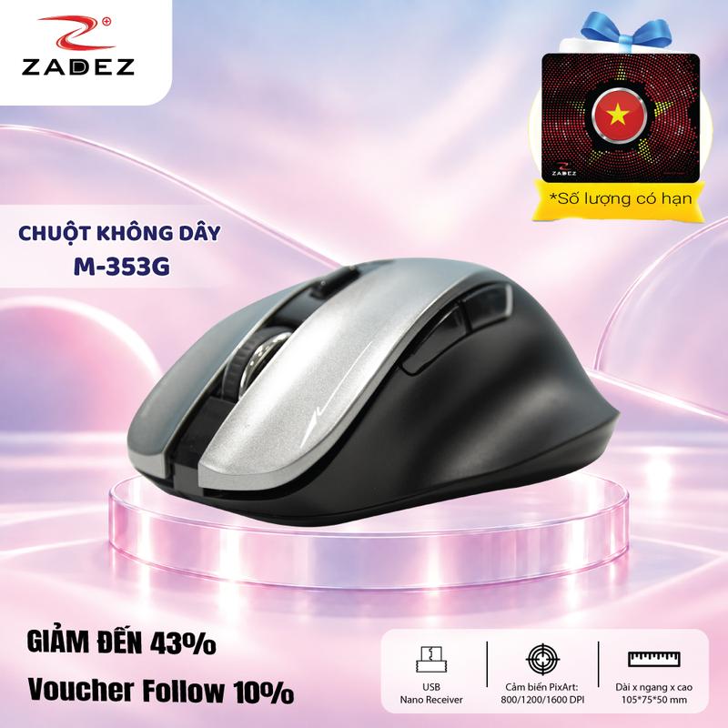 Chuột Không Dây Wireless ZADEZ M-353G