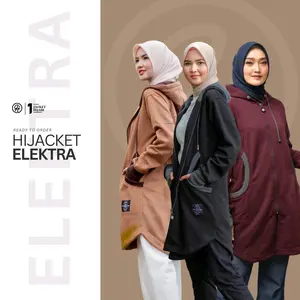 Hijacket Elektra Series | Jaket Hijaber | Jaket Muslimah | Jaket Umroh