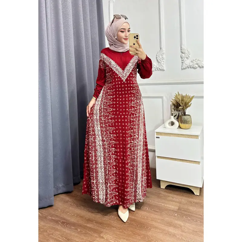 PERMATA PUTIH - Gamis Rayon Cap Premium Pekalongan 3