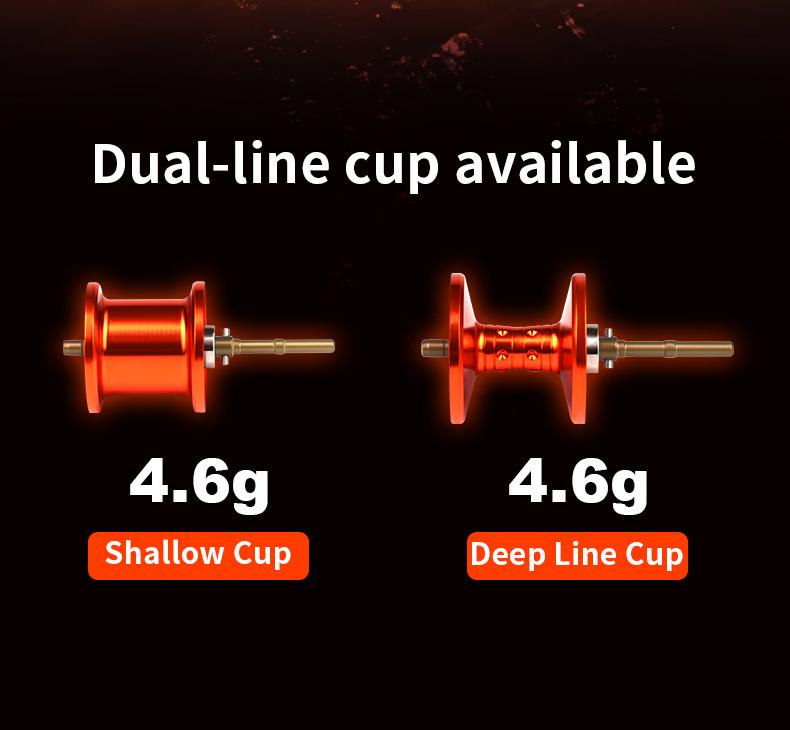 Cadence Elves II Ultralight Baitcasting Reel(Left Hand Version), Ultralight 93g,Kekili Mikro,Nisbah Gear 5.6:1,Brek 3kg,Galas 9+1,Casting 0.5G,Sesuai untuk Umpan Toman,Umpan Sebarau,Memancing Gewang,Memancing Air Tawar