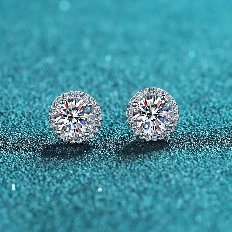Anting-Anting Zircon Aksesoris Wanita Earring Elegant Box
