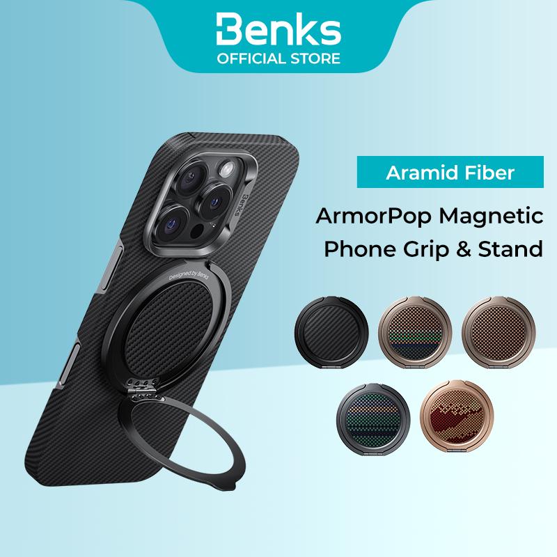 Tay Cầm & Chân Đế Điện Thoại ArmorPop Benks Giá Đỡ Nhẫn Điện Thoại Từ Tính Giá Đỡ Điện Thoại Phụ Kiện Điện Thoại Phụ Kiện iPhone 17 Soporte de Anillo para iPhone 17 Pro Max iPhone 17 Pro Giá Đỡ iPhone 17 Pro