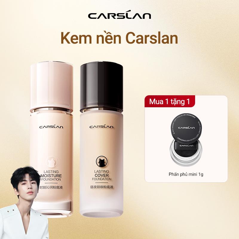  Kem Nền Carslan Dạng Lỏng Kiểm Soát Dầu Lâu Trôi Chống Thấm Nước Suốt 24h 30g 