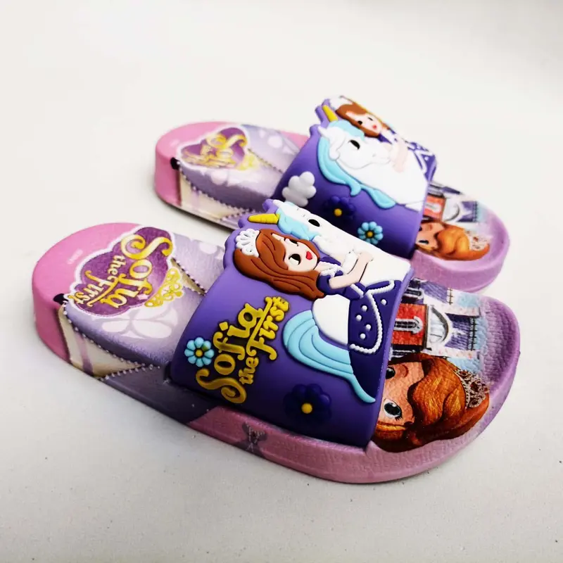 Sandal Selop Anak Perempuan Karakter Sofia Bahan Karet Jelly - Fashion Anak Perempuan - Import Kaki 0