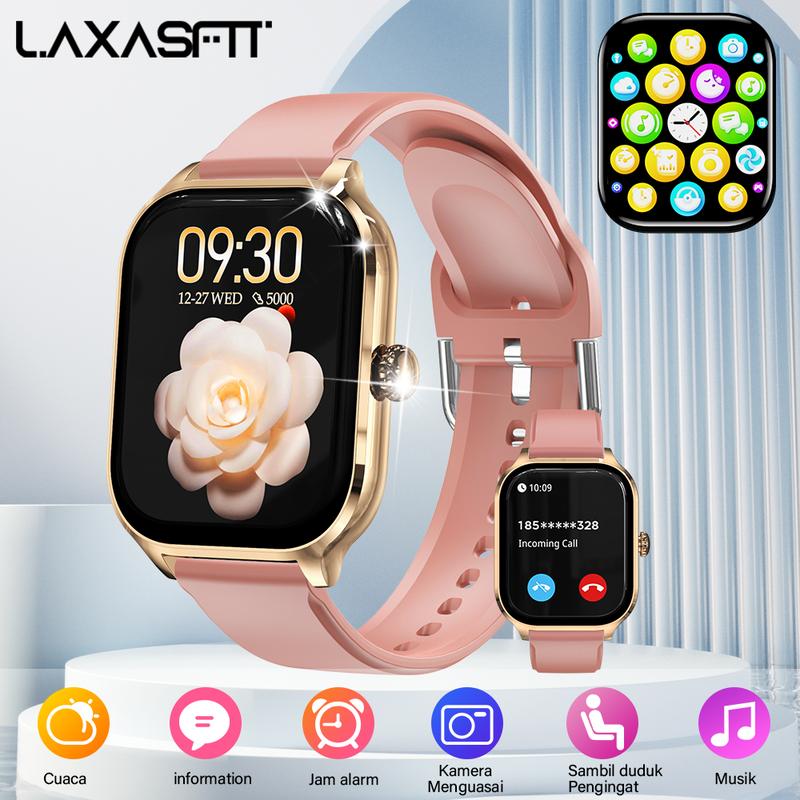 Product Introduction of LAXASFIT H9MAX Smart Watch, Suitable for Daily Use, Business,Exercise, Magnetic Charging, Sports mode, 160mAh Long-lasting Battery Life,Sleep Tracking, Music & Camera Controls 2