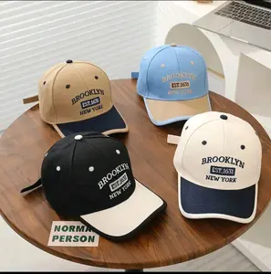 Brooklyn Topi Baseball Anak Laki-Laki & Perempuan Premium Est.1631 New York Fashionable untuk Usia 1-5 Tahun Fleksibel dan Stylish Bayi Anak-Ana