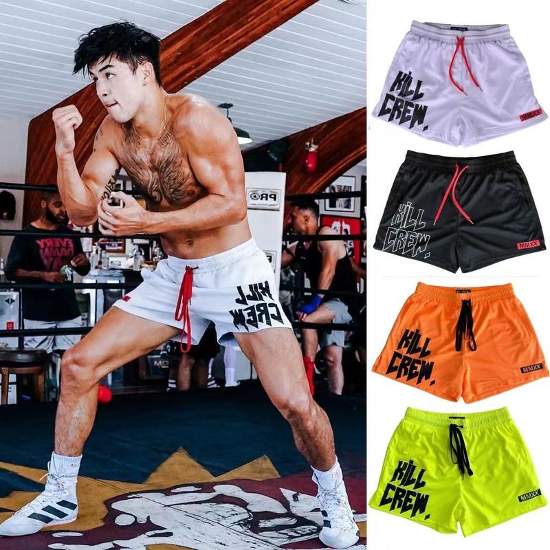 Product Introduction of [6 Colors] Men's American Trend Star Printed Street Casual Shorts Hip Hop Quick Dry Basketball Short Pants 7
