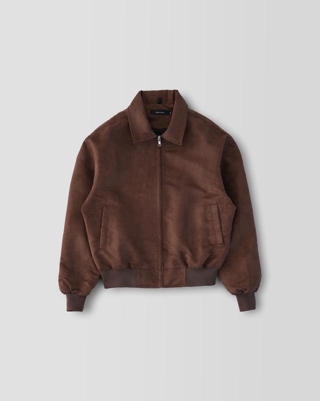 Wear Kaza Indonesia - Amberdi Suede Boxy Jacket 'Brown' 0