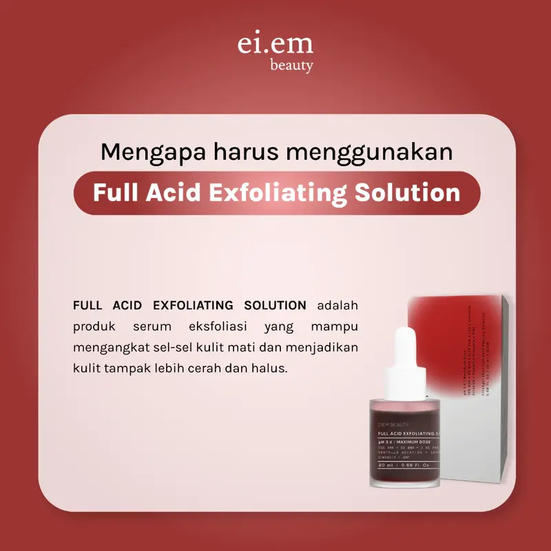 EIEM Beauty Full Acid Exfoliating Solution Serum 20ml 1