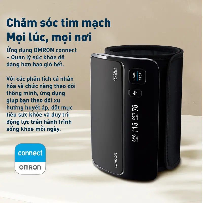 Máy đo huyết áp tự động Omron HEM-7600T 6
