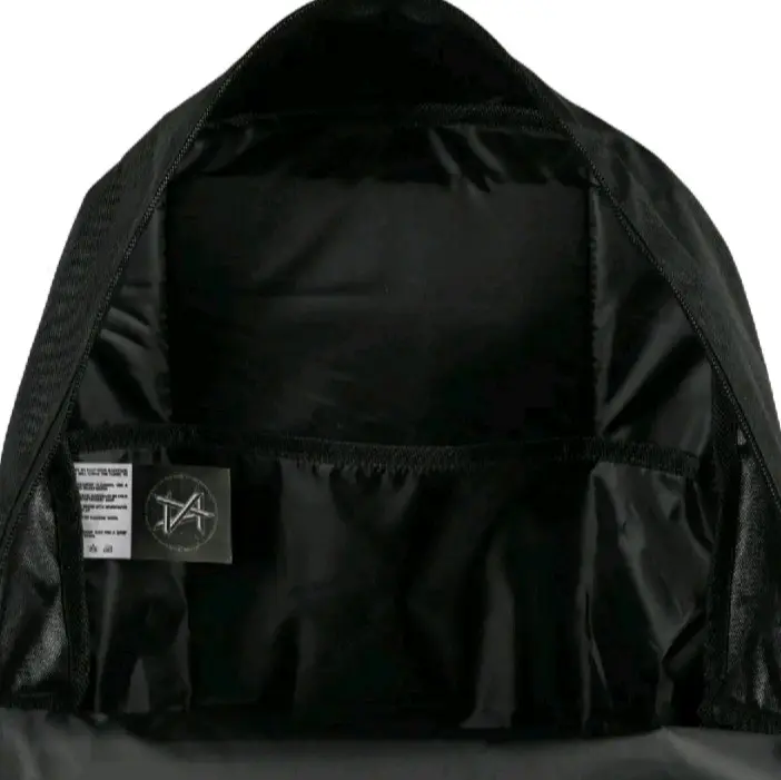 Tas ransel  Selempang Hitam pria/tas sekolah Smp bahan Canvas Slingbag Karakter Backpack 2