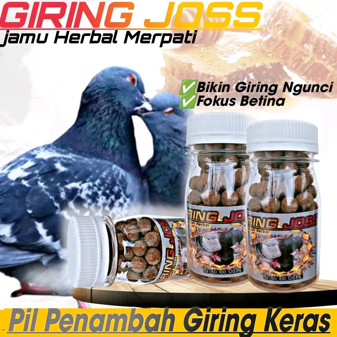 GIRING JOSS JAMU MERPATI CEPAT GIRING NGEKET KERAS isi 120 pil extra ginseng teki extra jp loos Door