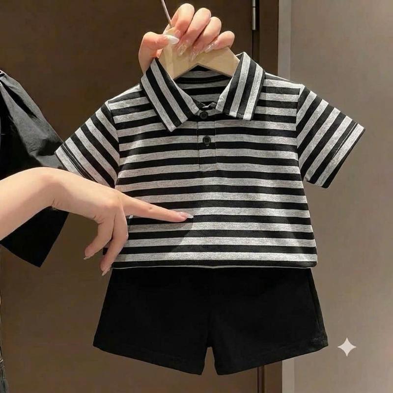 Set đồ kẻ bé trai chất cotton kèm quần kaki hoạ tiết màu xám phù hợp cho bé đi học đi chơi-LBB-Mã Kẻ Xám