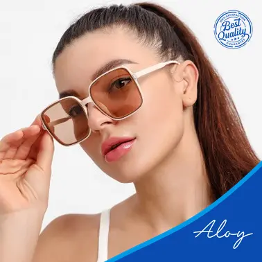 PL-WW006 "PROMO" Kacamata Hitam Pelindung Uv Bentuk Kotak Oversize Gaya Eropa Untuk Wanita