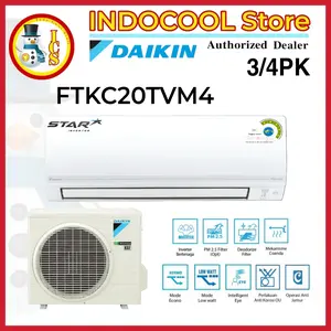 Daikin Ac Star Inverter 3/4 PK  FTKC20