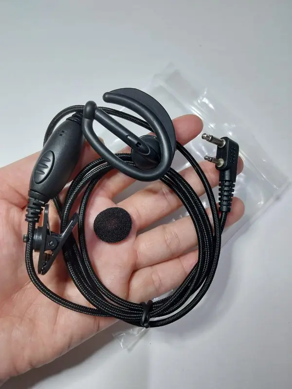 Headset HT Alinco Icom IC V80 IC V88 Earmic Earphones Headphones walkie talkie 3