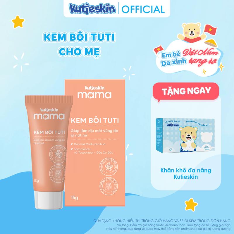 Kem Bôi Tuti Kutieskin Mama - Bôi nứt cổ gà, nứt đầu ti