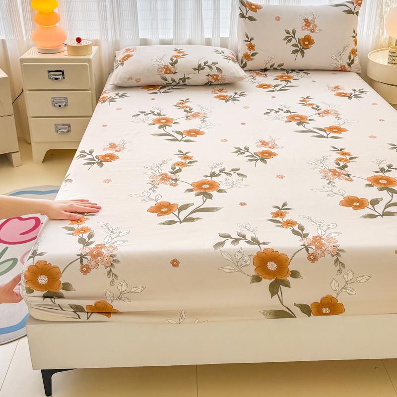 Product Introduction of Cotton Cadar Tatami mattress cover Hotel Fitted Bedsheet Single Queen King Plain Bed Sheet Getah Keliling Pillow Case cadar multicolor  bedsheets  hotel beige fade resistant sheets & pillowcases pink skin-friendly sheets & pillowcases 36