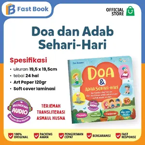 Amazing Book Doa dan Adab Sehari-Hari Anak Buku Doa Anak Muslim dengan Audio Doa dan Asmaul Husna untuk Anak TK dan PAUD II buku edukasi anak II buku anak tk dan paud