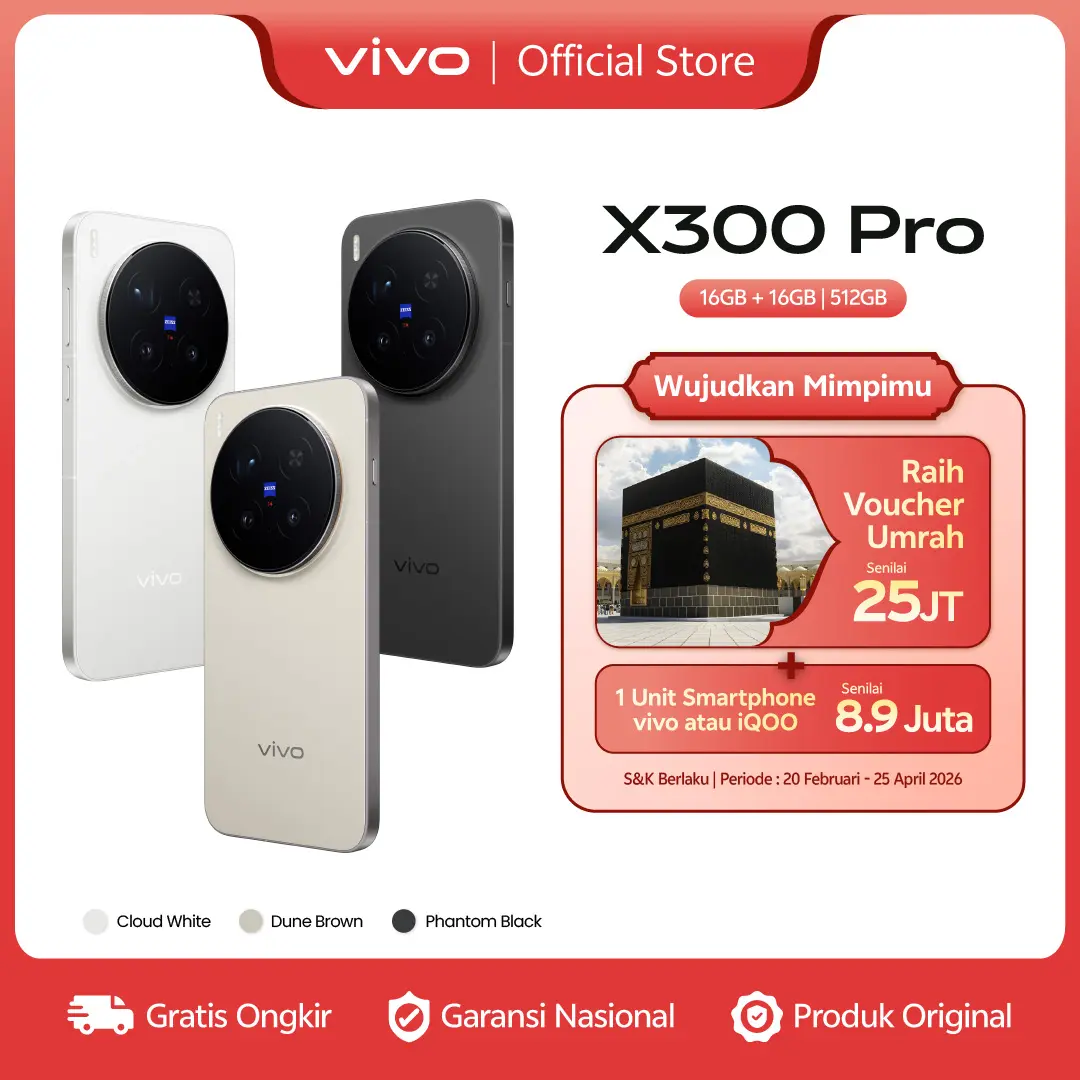 vivo X300 Pro (16/512) - 200 MP ZEISS APO Telephoto Camera, 4k 120 fps Dolby Vision Video, All New OriginOS 6,  Dimensity 9500 & vivo VS1 Chip, 6510 mAh BlueVolt Battery