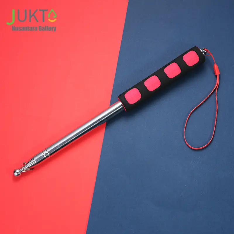 JUKTA[COD]2M Tongkat Bendera Set Tiang Bendera Tour Leader Travel Telescopic - Tongkat Pandu Wisata Serbaguna dan Portable! Pengatur Komando Stainless Stell Teleskopik Berkualitas Tinggi - Tahan Lama dan Praktis! 6
