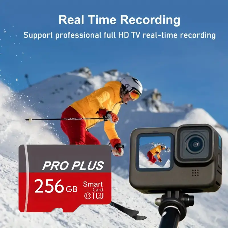 512GB/256GB/128GB SD Card - High capacity, easy storage, smooth data transfer - Cameras, smartphones, tablets and dashcams 1