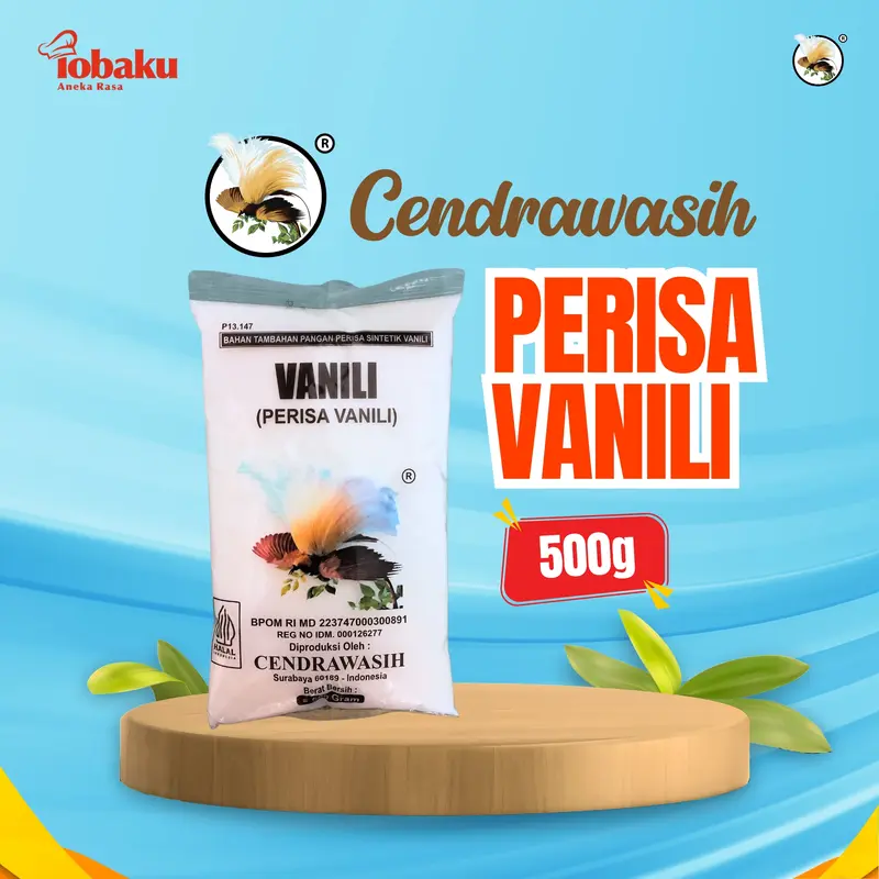 Perisa Vanili Cap Cendrawasih Kemasan 500g 0