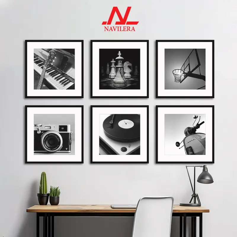 NAVILERA.CO Hiasan Dinding Retro Vintage Pajangan Jadul Poster Band Kamar Aesthetic Paku 0