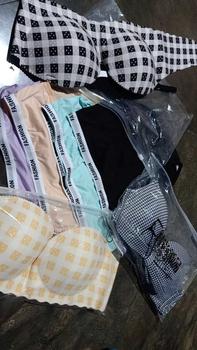 Product Review of BR446> BRA RENDA WANITA PUSH UP FULL CUP TANPA KAWAT TALI SILANG MOTIF KOTAK from t**n 0