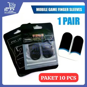 ( Paket 10 Pcs / 10 Pasang ) Sarung Jari Jempol Anti Keringat isi Sepasang | Srg Game Games Gamer