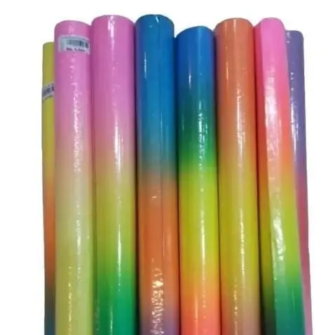 1 Roll Kertas Asturo Pelangi Gradasi Isi 10 Lembar Kertas Kerajinan 40×60cm Paper  Stationery 1