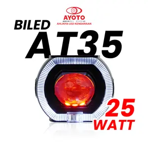 LAMPU LED ALA ALA MOTOR MOBIL AYOTO UKURAN 3INCHI DAYA 25 WATT ALL WEATER DAN 3 KABEL PREMIUM