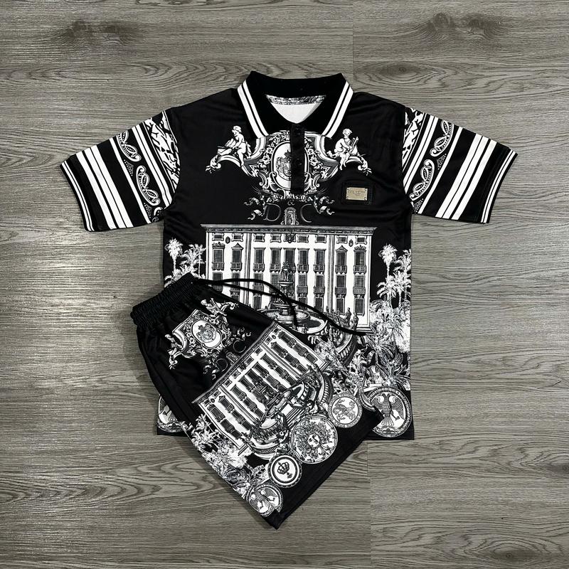 Bộ Quần Áo Đê Gơ Bản Siêu Cấp Hoạ Tiết Nhà Trắng, LoGo Kim Loại - Nam Menswear 4