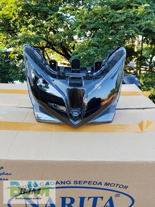 black housing lampu depan reflektor vario 125 old kode kZr vario 2012-2013-2014 Motorcycle