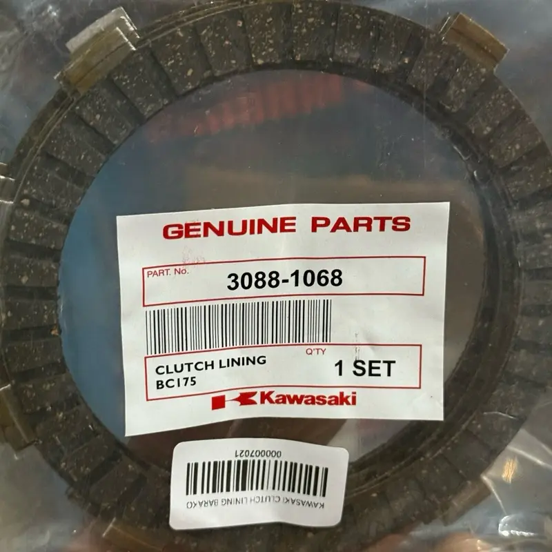 Kawasaki Genuine Parts Clutch Lining Barako BC175 Part No 3088