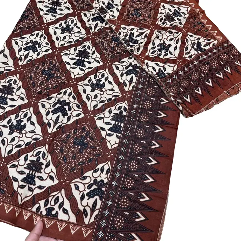 Kamen sutra paris set selendang motif batik terbaru