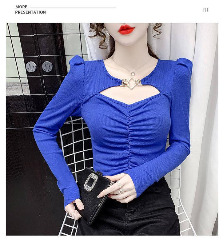 Product Introduction of Áo Cánh Cho Nữ, Phong Cách Quốc Tế, Dáng Ôm, Áo Lót, Thích Hợp Cho Mùa Xuân Và Mùa Thu, Tay Áo Dài, Thiết Kế Sang Trọng, Hở Lưng, Phong Cách Độc Đáo, Thiết Kế Đẹp, Hàng Mới Về Năm 2024 19