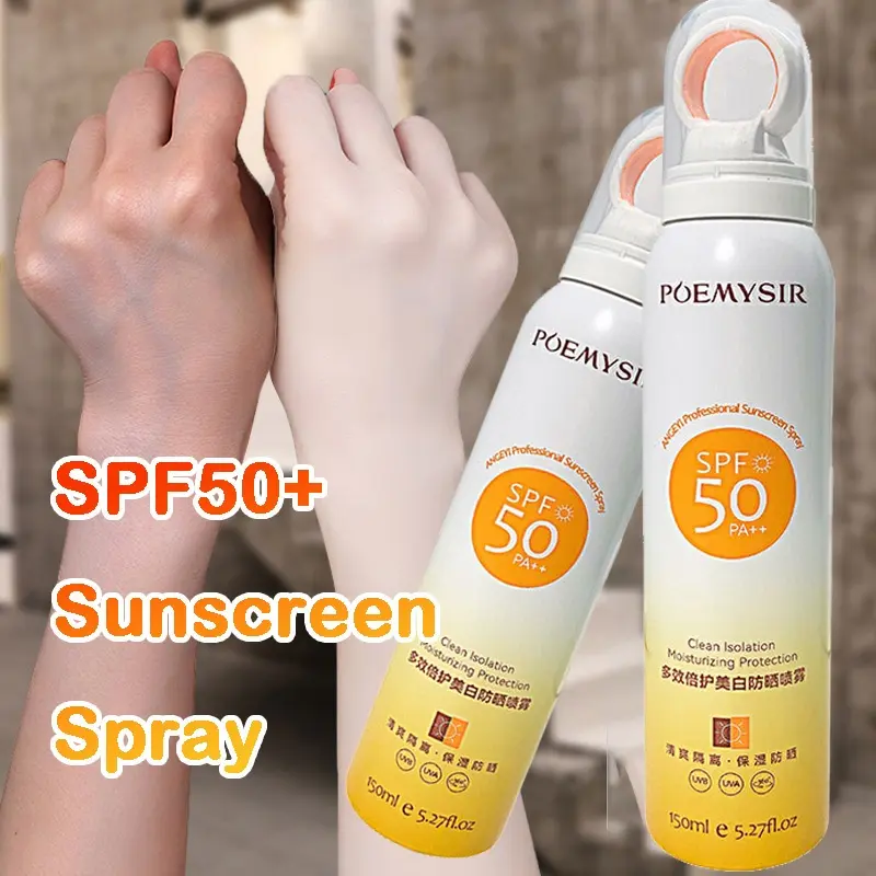 150ml Sunscreen spray/skintific sunscreen/sunblock spray/body sunscreen/SPF50/Anti UV Face Body Spray Anti UV UVA UVB