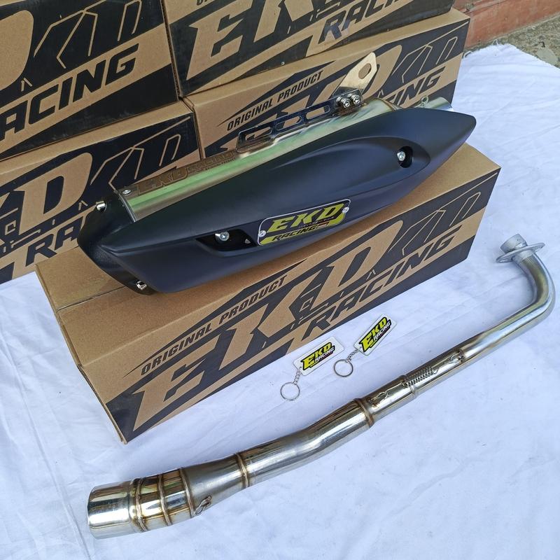 KNALPOT RACING ORIGINAL EKD RACING FULLBASS HARIAN UNTUK MOTOR MEGAPRO VERZA KING CBR 150 FACELIT MX KING BISON GSX 0