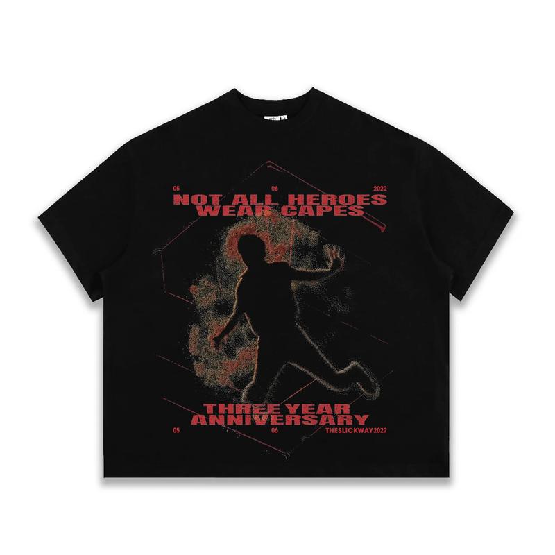 SLICK - Áo Thun Form Big Boxy "BURN" 100% - Local Brand THE SLICK WAY UNISEX