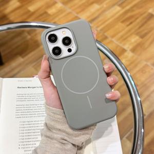 เคสโทรศัพท์ ระบายความร้อนดี สัมผัสละเอียดเหมือนผิว แม่เหล็กแรงดึงดูดสูง เหมาะสำหรับ iPhone รุ่น 17promax/11/12/13/14pro/15promax/16 เคสรุ่นใหม่ของ iPhone กันกระแทก ป้องกันคราบสกปรก